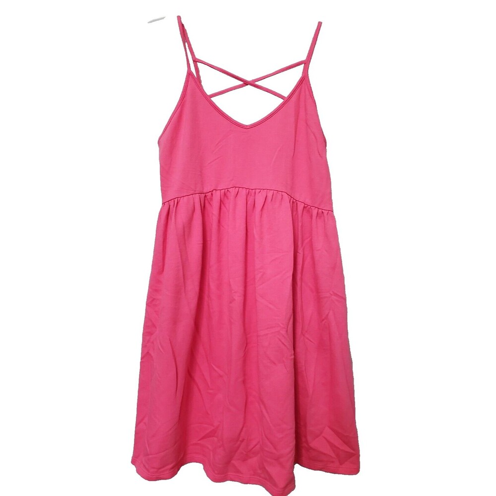 Wild Fable Girls Spaghetti Strap Criss Cross Back Knit Dress Size Medium